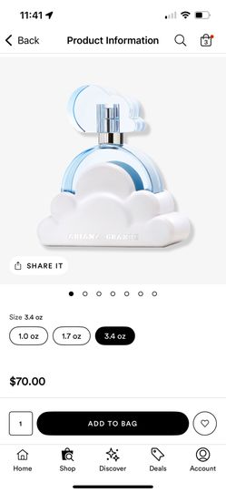 Cloud Ariana Grande