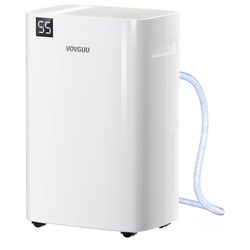 4500 Sq.Ft 52 Pints Dehumidifier for Basement and Home with Drain Hose & Water Tank, 3 Smart Modes, Humidity Control, Auto Defrost, 24H Timer- 2024 En