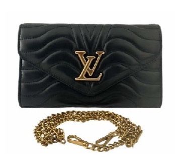 Black Leather Purse 