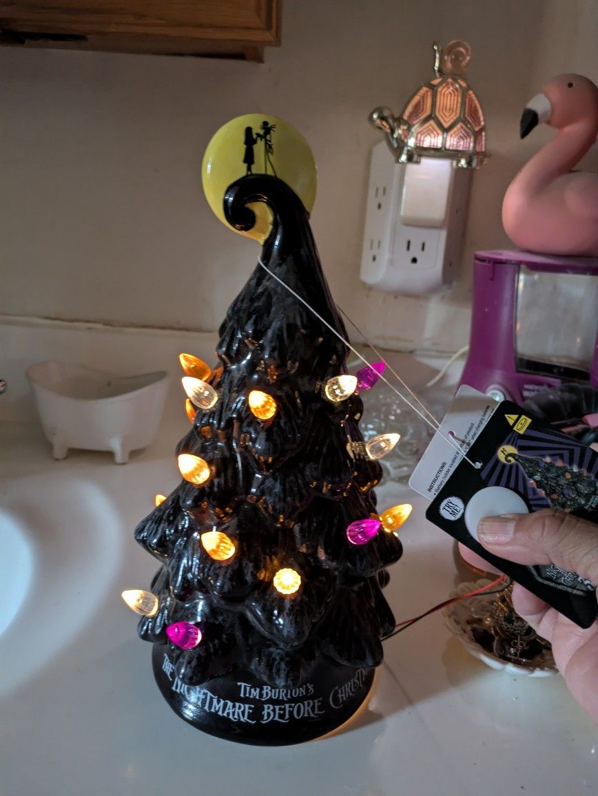 Nightmare Before Christmas Ceramic Tree