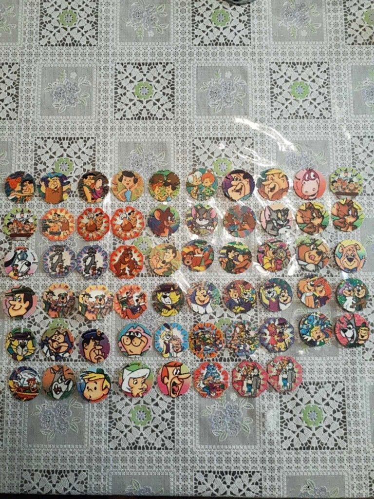 58 Tazos Hanna Barberá Sabritas Mexico Includes Oktazos