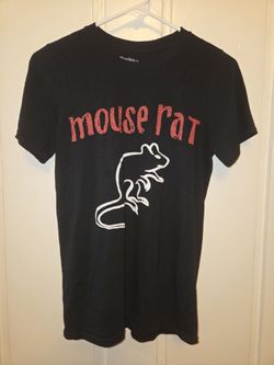 Parks and Recreation Mouse Rat Pawnee Live Tour 2010 T-Shirt XS Ripple Junction Andy Dwyer Band Tee