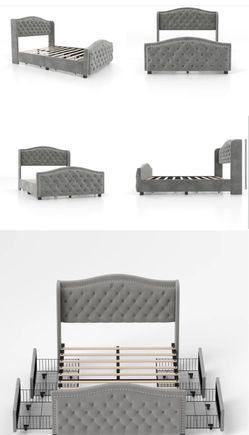 Queen bed frame