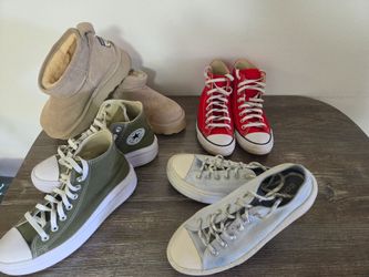 Converse Sneakers and Boots Bundle – 4 Pairs