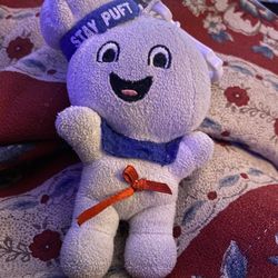 Vintage Ghostbusters Stay Puft Marshmallow Man Key Ring