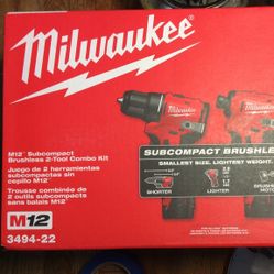 M12 Subcompact Brushless 2 Tool Combo Kit