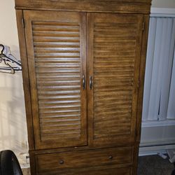 Solid Wood Armoire 