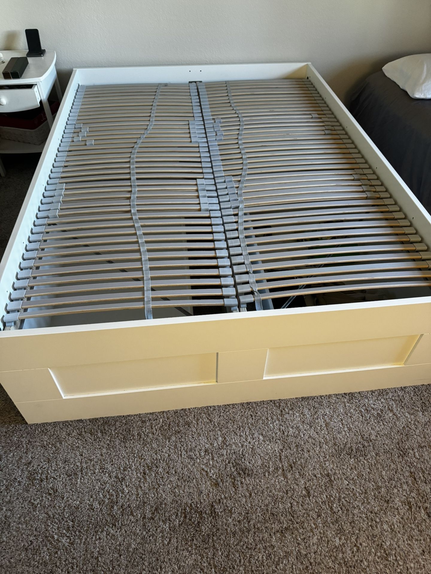 IKEA Full Size Bed Frame With 4 Large Draws