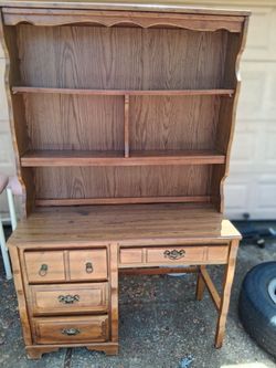 Desk and Bookcase