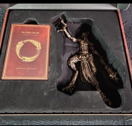 Bethesda The Elder Scrolls Online: The Imperial Edition Video Game with Statue