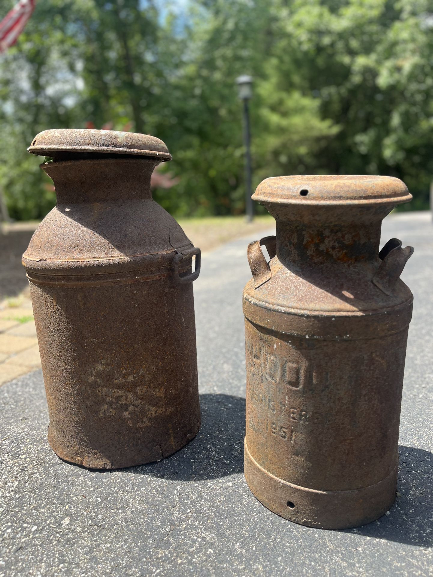 Milk jugs