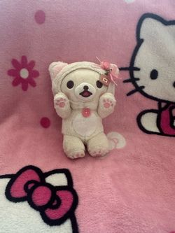 2019 white cat KorilaKkuma plush - in the mirror Korilakuma Neko Theme - Rilakkuma