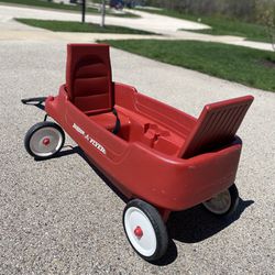 Radio Flyer Pathfinder Wagon for Kids, Garden & Cargo, Red, 39"