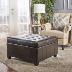 
Item Title: LETESA Faux Leather Large Square Storage Ottoman Bench, 36'' Oversized Storage Ottomans,