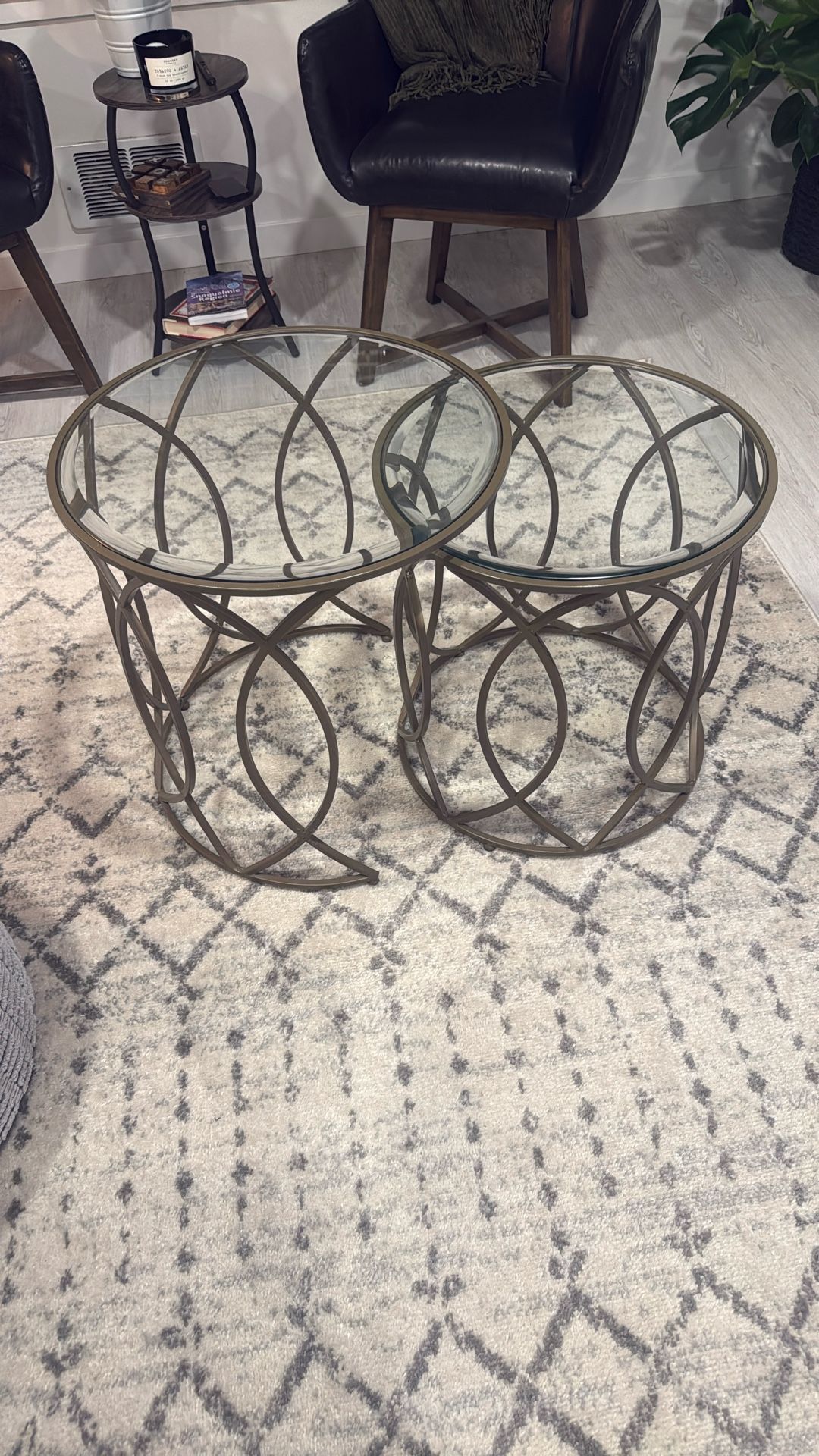 Two Glass Coffee Tables