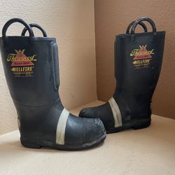 Thoroughgood Hellfire Firefighting Boots Size 10 