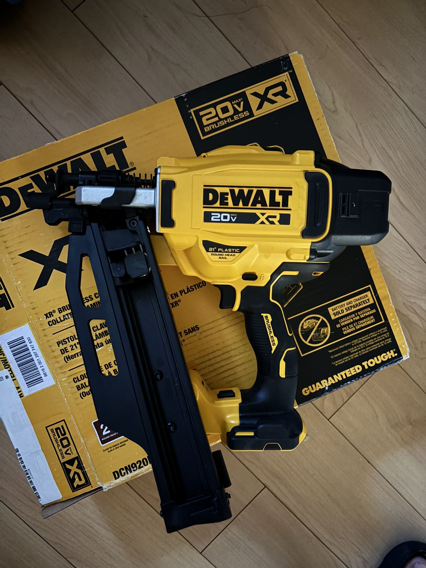 Framing Gun 21 Dewalt XR 20v Dewalt