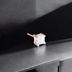 Men's single Earring REAL diamond 