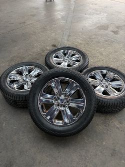 20” ford factory wheels with 275/55/20