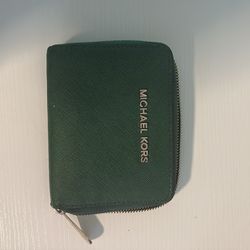 Michael Kors Wallet| Green & Gold