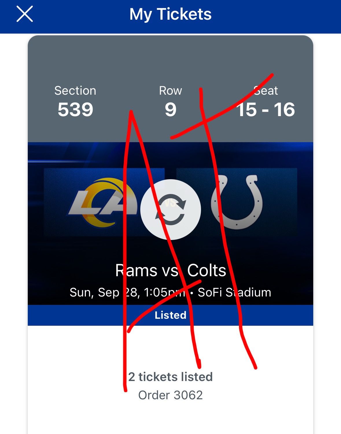 Rams vs Colts