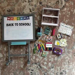 Barbie Or Doll School Playset