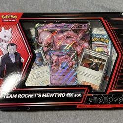 Pokemon Team Rockets Mewtwo EX Box (DAMAGED)