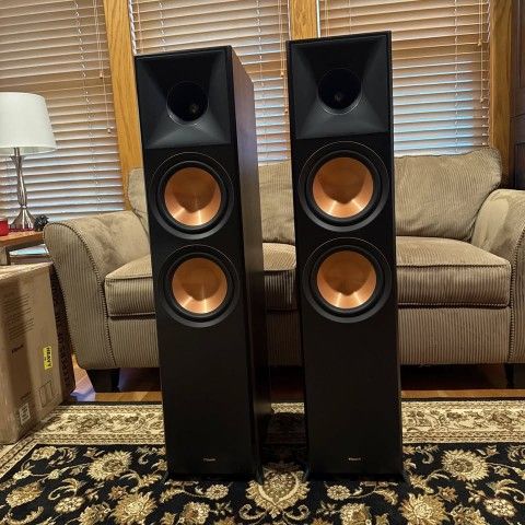 2 Klipsch RP-8000F Black Ash NEW