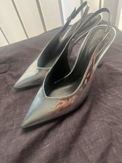 Womens Silver Heels