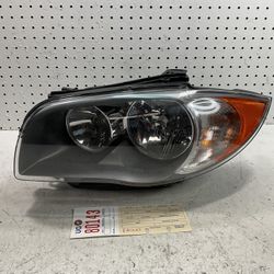 2008 2011 BMW 1 SERIES LEFT SIDE HALOGEN HEADLIGHT LAMP OEM 