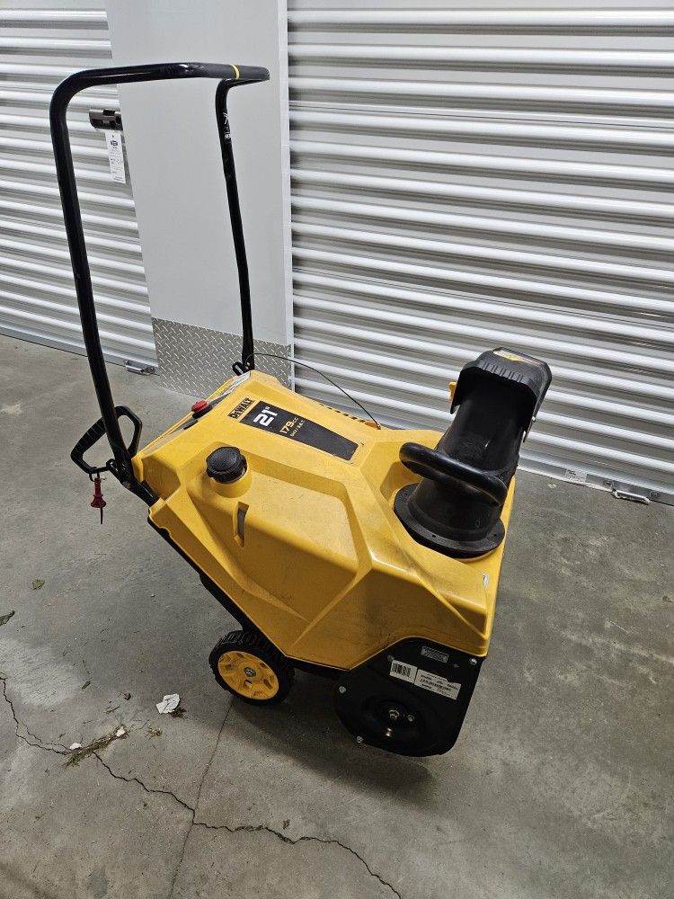 Dewalt Gasoline 279cc Snowblower 21"