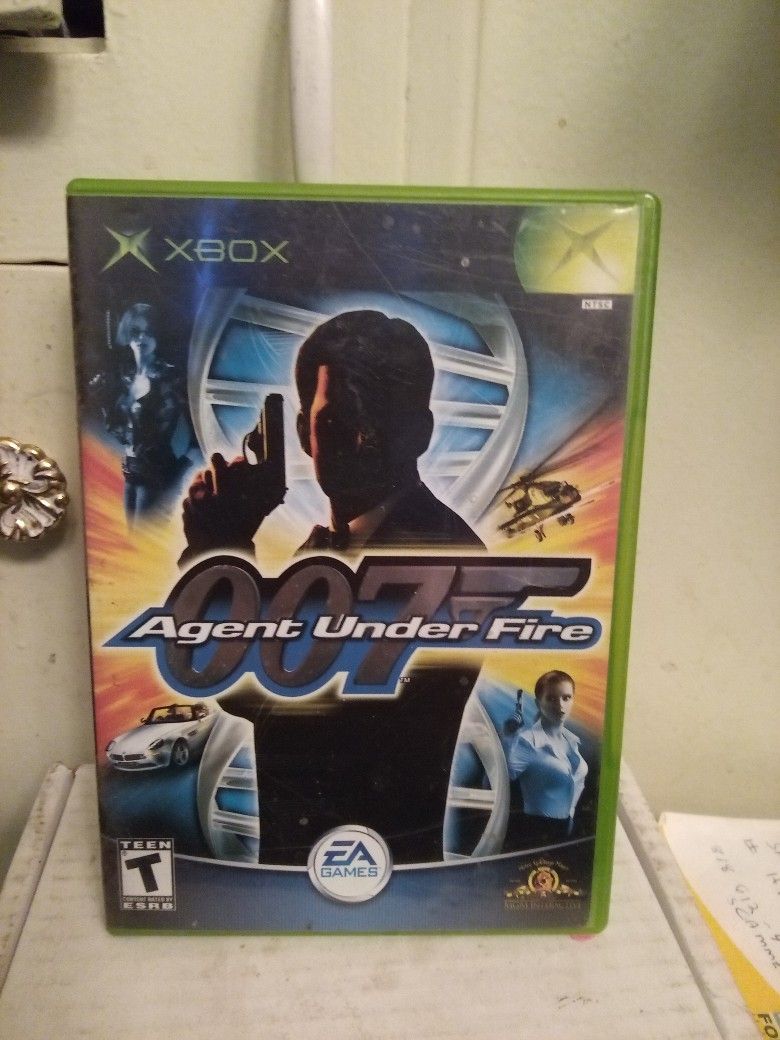 !! Video Game Xbox 007 Agent Under Fire Has Manual