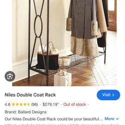 Ballard Designs ‘Niles Double Coat Rack’