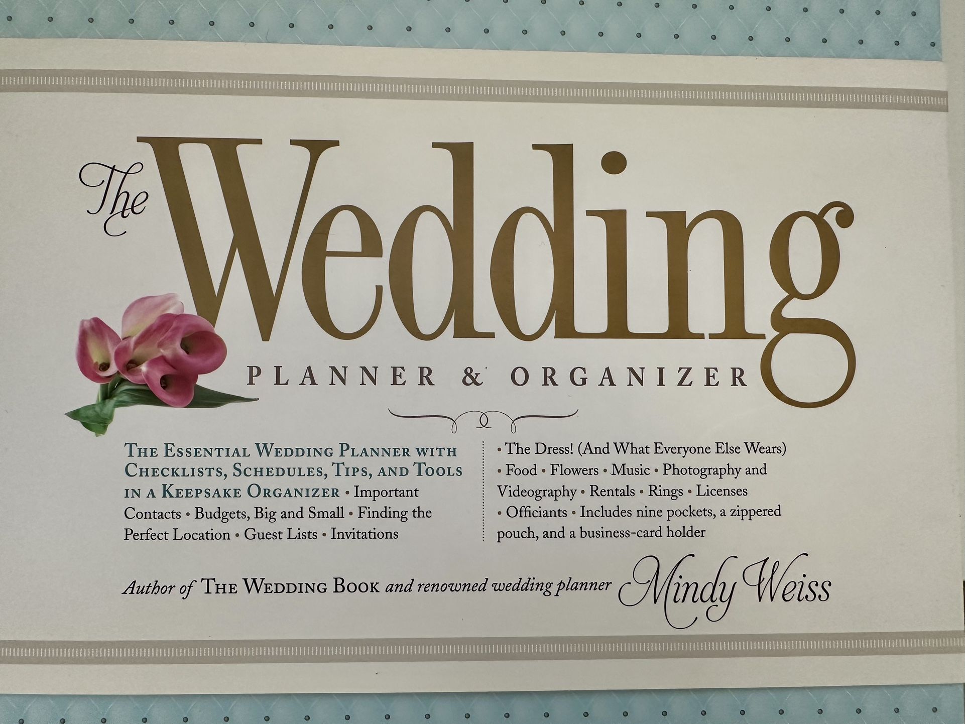 Wedding Planner - Keepsake Organizer $10