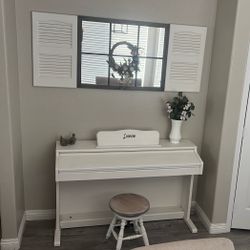 Digital Grand Piano Standard Keyboard Piano With  Solid Wood Adjustable Bar Stool