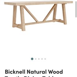 Dining Table Natural Wood 