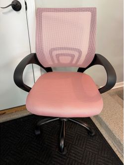 Brand New Pink/Black Mesh Back Height Adjustable Reclining Ergonomic Office Chair