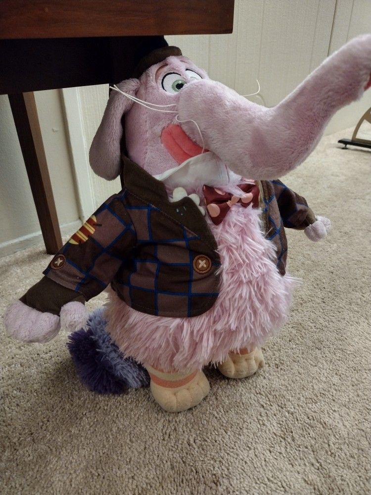 Disney Store Bing Bong Plush 16'' Pixar Inside Out Elephant Cotton Candy Scented. Condition is Used