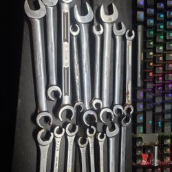 Snap On 17pc Lot Mac Line Wrench Set