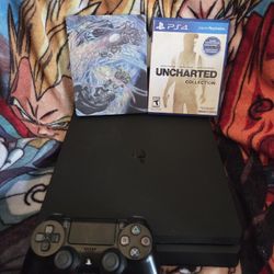 Sony Playstation 4 Slim 1TB Console with 2 Games