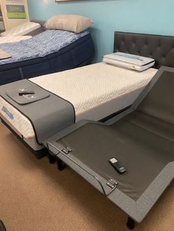 ADJUSTABLE BED + MATTRESS — $50 DOWN / USB + LED FEATURES