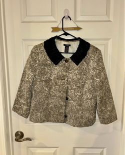 Bob Mackie Studio Vintage Style Brocade Jacket – Size 12