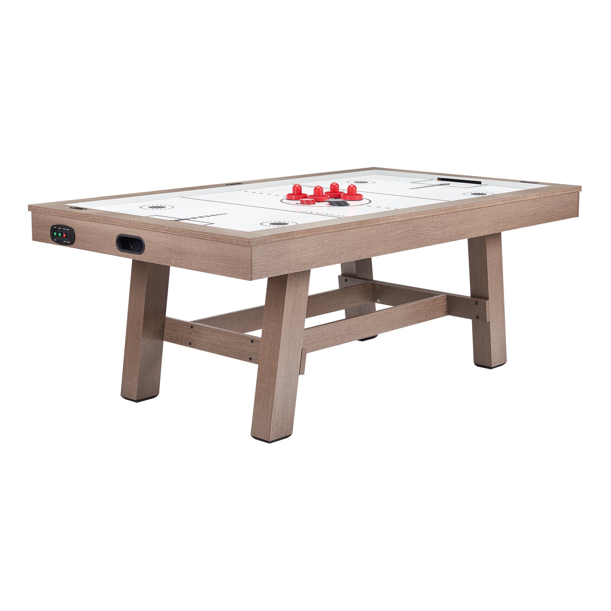 Airzone Premium Air Hockey Table with High End Blower, 84", Wood Finish