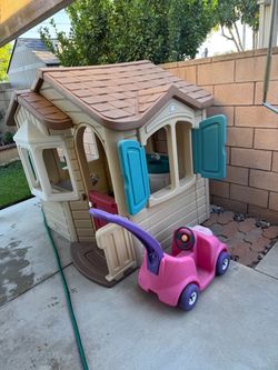 Step2 playhouse with buggy and slide