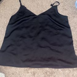 Black Silk Top