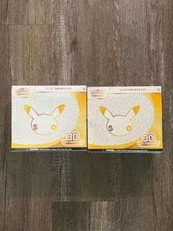 2 Pokemon TCG 30th Celebration Elite Trainer Box ETB Factory Sealed BRAND NEW