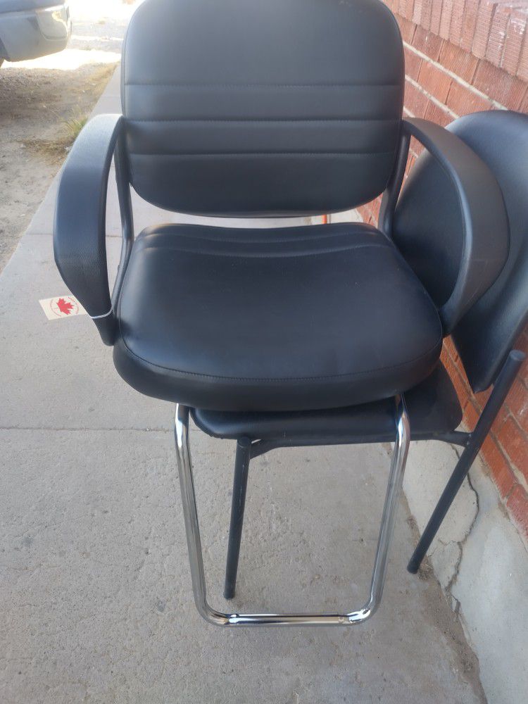 2 Cosmetology Chair, Leather 
