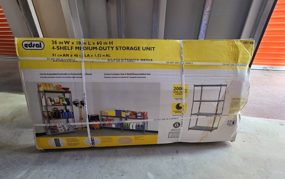 Shelving Unit in the box