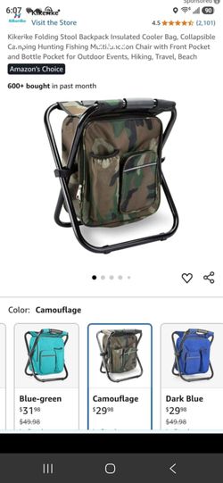 Backpack Stool Folding camouflage