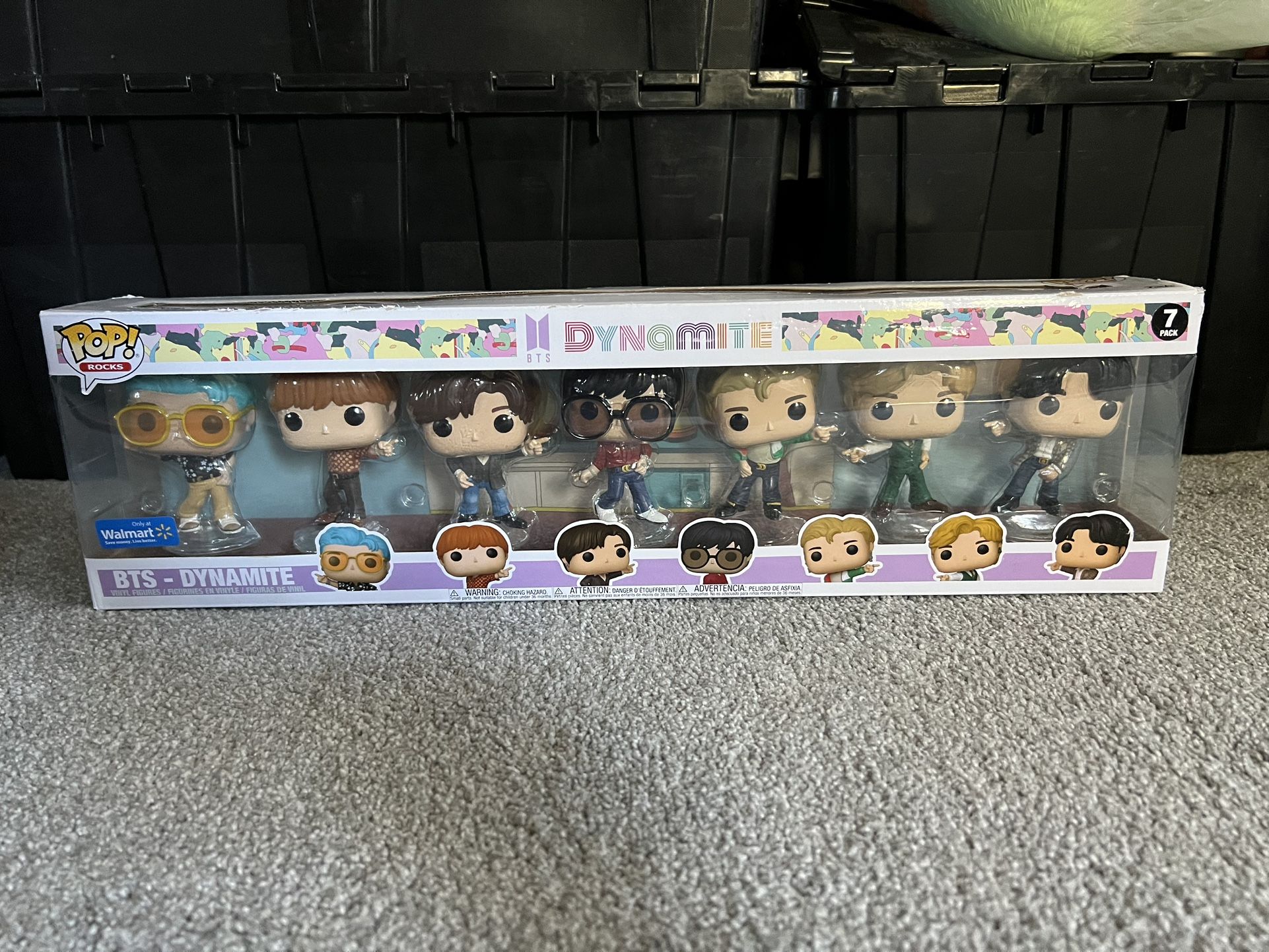 Funko Pop! Rocks BTS - Dynamite 7 Pack - Walmart Exclusive